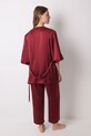 Pyžamo women'secret SENSE LIMITED EDITION 2548219 burgundské SS25