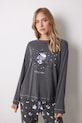 Pyžamo women'secret SNOOPY 3138617 sivá SS25