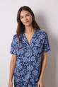 women'secret pijamale de bumbac MIX AND MATCH HAMPTONS 4858811 albastru SS25