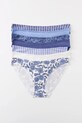 women'secret pamut alsónadrág 7 db 4938305 kék SS25