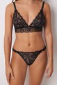 Tanga women'secret SENSE LIMITED EDITION tanga černá 5358642