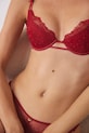 Odzież women'secret biustonosz RED XMAS LA VECINA RUBIA 7918840.843.861 czerwony