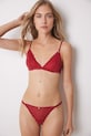 women'secret stringi RED XMAS LA VECINA RUBIA 5358623 czerwony