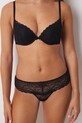 Бразилианы women'secret HELANKAS BLACK AND WHITE кружево чёрный 4988438