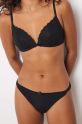 Brazilian στρινγκ women'secret HELANKAS BLACK AND WHITE υφαντό μαύρο 4988443