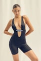 GOD SAVE QUEENS kombinezon SPEEDY ROMPER z elastanem czarny GSQ.95.380