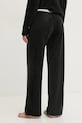 Îmbrăcăminte Juicy Couture pantaloni de pijama VICKY RIB FLARE PANT JCLAS125504 negru