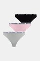 Juicy Couture figi DIDDY BRIEF 3PK 3-pack dzianina różowy JCLBR224572