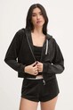 Juicy Couture top piżamowy ELINA RIB VELOUR TOP JCLCT125501 czarny SS25