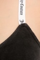 Juicy Couture top piżamowy ELINA RIB VELOUR TOP JCLCT125501 czarny