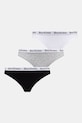 Tangá Juicy Couture DANA THONG 3PK 3-pak tangá sivá JCLTH224571