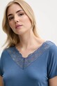 Îmbrăcăminte Chantelle tricou de pijama FNAKJ5 albastru