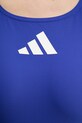 adidas Performance costum de baie dintr-o bucată 3 Bar Logo albastru JE1918