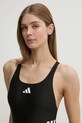 Слитный купальник adidas Performance 3 Srtipes чёрный JN8118