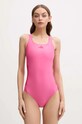 Ολόσωμο μαγιό adidas Performance 3 Srtipes μαλακό ροζ JP0139