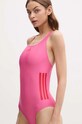 Ολόσωμο μαγιό adidas Performance 3 Srtipes JP0139 ροζ SS25