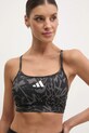 Спортивний бюстгальтер adidas Performance Aeroreact легко ущільнена чорний JH1428