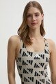 Суцільний купальник adidas Performance бежевий JG1078