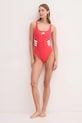 adidas Performance costum de baie dintr-o bucată 3 Stripes JE4371 rosu SS25