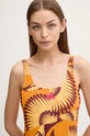 Îmbrăcăminte adidas Performance costum de baie dintr-o bucată x Farm Rio JF6035 portocaliu