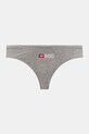 Diesel stringi PUNCHY-D-CORE-3PACK UNDERPANTS 3-pack A17515.0WHAV szary SS26