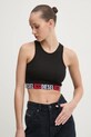 Diesel top SANDRA-D-CORE Tank z elastanem czarny A17638.0NJAP