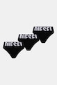 Diesel mutande LOLA-D-POP-3PACK UNDERPANTS pacco da 2 slip classici nero A17772.0HMAU