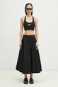 VETEMENTS biustonosz sportowy Oval Logo WA66TO210B czarny