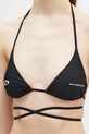 VETEMENTS two-piece swimsuit Oval Logo WA66SW120B black