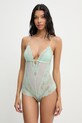 Patrizia Pepe body damskie koronkowe zielony 2I0143.A602