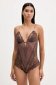 Боди Patrizia Pepe кружево коричневый 2I0143.A602