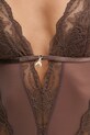 Боди Patrizia Pepe коричневый 2I0143.A602
