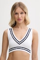 Grudnjak Lauren Ralph Lauren pletivo bijela 4L0189