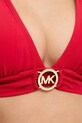 MICHAEL Michael Kors biustonosz kąpielowy damski czerwony MM7M275