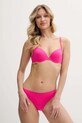 EA7 Emporio Armani costum de baie din două piese cu balene roz AF12599.7W000320