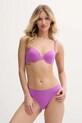 EA7 Emporio Armani costum de baie din două piese cu balene violet AF12599.7W000320