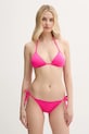EA7 Emporio Armani dwuczęściowy strój kąpielowy nadruk różowy AF12599.7W000318