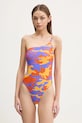 Ολόσωμο μαγιό adidas Originals STR SWIMSUIT μαλακό μωβ JD4263