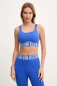 Calvin Klein Performance biustonosz sportowy bez fiszbinów niebieski LVGWS5K149