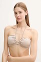 Bikini top Max Mara Beachwear χωρίς μεταλλικές μπανέλες μπεζ 2516821049600
