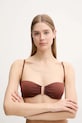 Max Mara Beachwear bikini felső melltartó merevítő nélkül barna 2516821199600