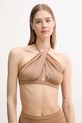 Bikini top Max Mara Beachwear μαλακό μπεζ 2516821229600