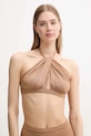 Max Mara Beachwear bikini felső melltartó merevítő nélkül bézs 2516821229600