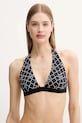Max Mara Beachwear kifordítható bikini felső melltartó merevítő nélkül fekete 2516821339600