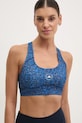 Sportovní podprsenka adidas by Stella McCartney TruePurpose námořnická modř JF8482