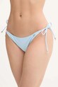 Pepe Jeans figi kąpielowe SATIN STRP STR BRZL dół niebieski PLB10534
