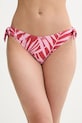 Μαγιό σλιπ μπικίνι Pepe Jeans LEAF KNOT BIKINI κάτω μέρος κόκκινο PLB10554