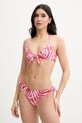 Pepe Jeans sutien de baie LEAF BR KNOT TOP PLB10558 rosu SS25