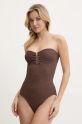 Jednodílné plavky PARAMIDONNA SS24OFRCHO hnědá SS25