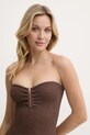 Слитный купальник PARAMIDONNA коричневый SS24OFRCHO